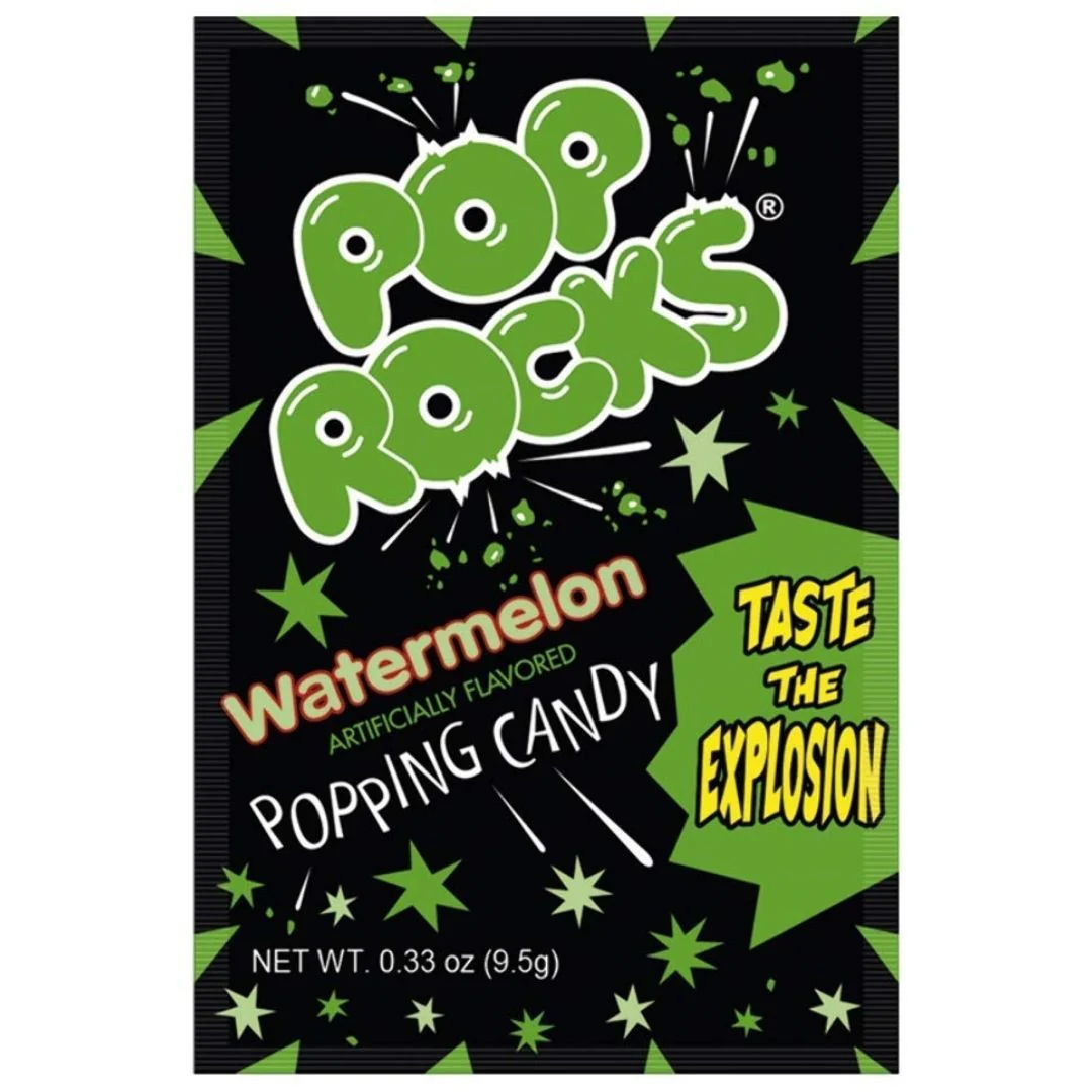 Pop Rocks Watermelon, Wassermelonenbonbon 10,5g