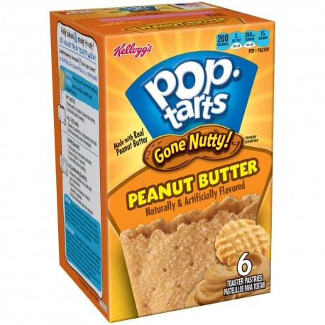 Pop Tarts Gone Nutty Peanut Butter, Kekse gefüllt mit Erdnussbuttercreme 300g
