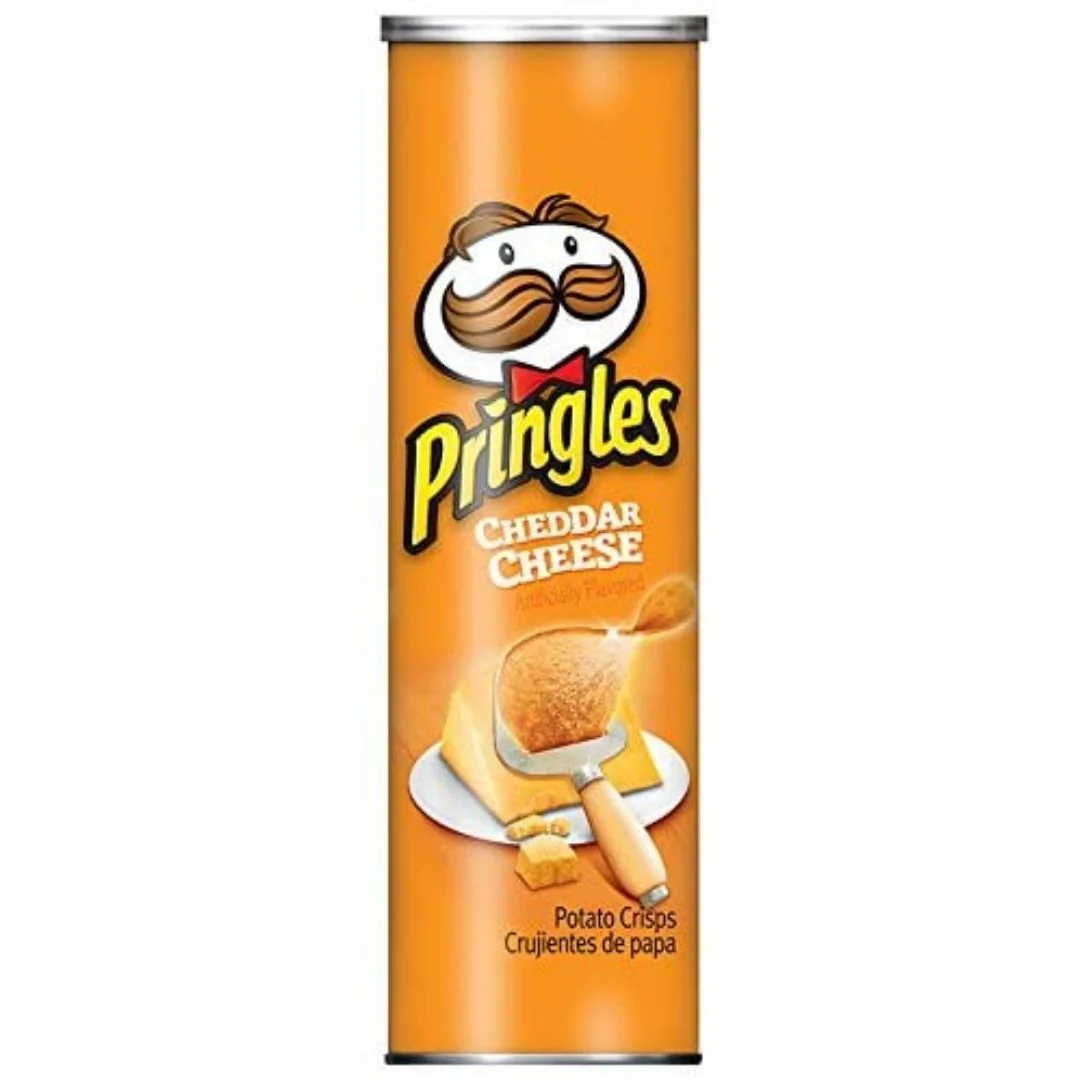 Pringles Cheddar Cheese, Cheddar-Käse-Chips in 158g
