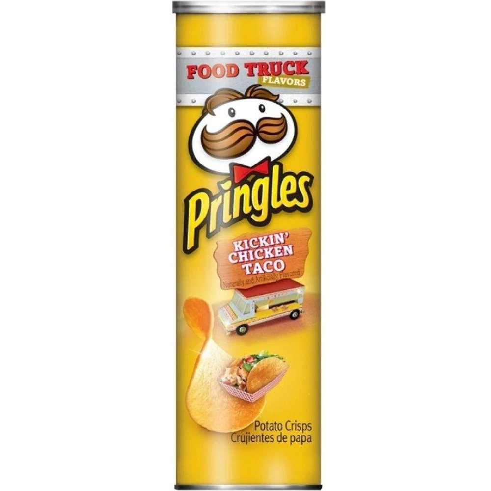 Pringles Kickin' Chicken Taco, Tex-Mex Huhn Chips 169g