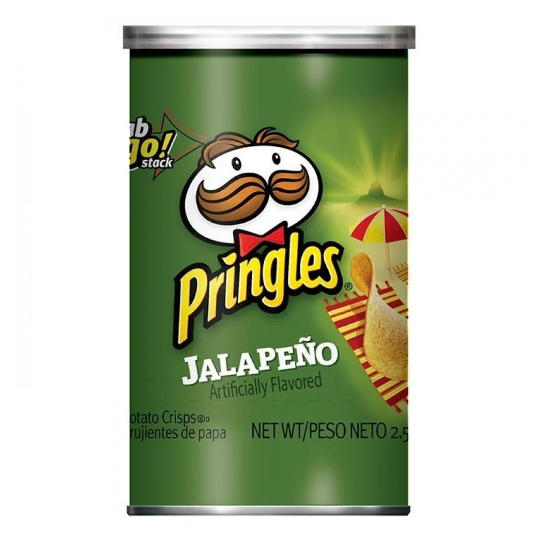Pringles Jalapeño Grab and Go, Jalapeño-Chili-Chips im 71g-Format 