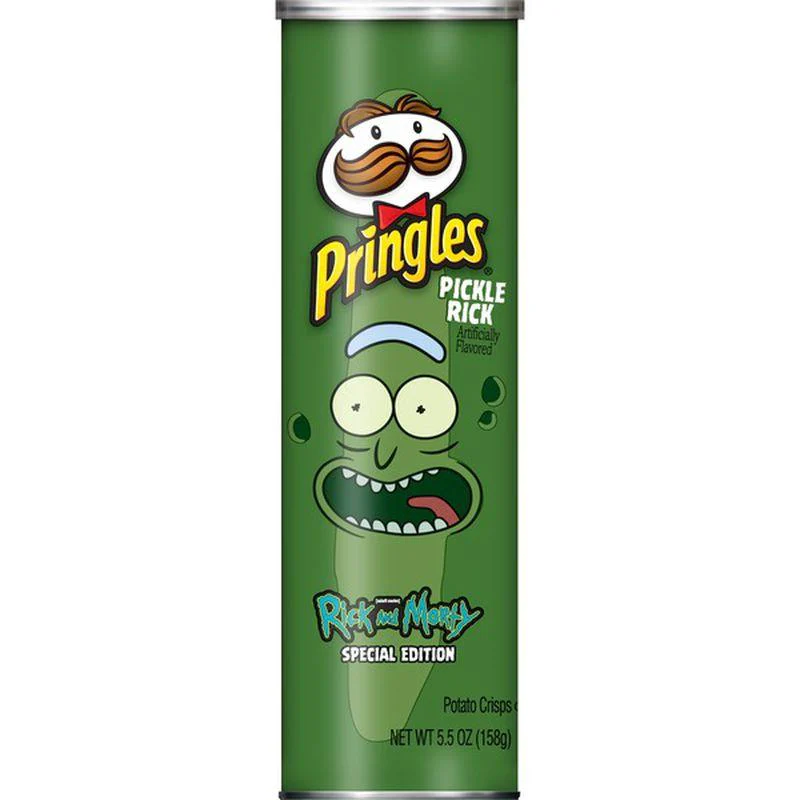 Pringles Screaming Dill Rick & Morty Special Edition, Gurkenchips 158g