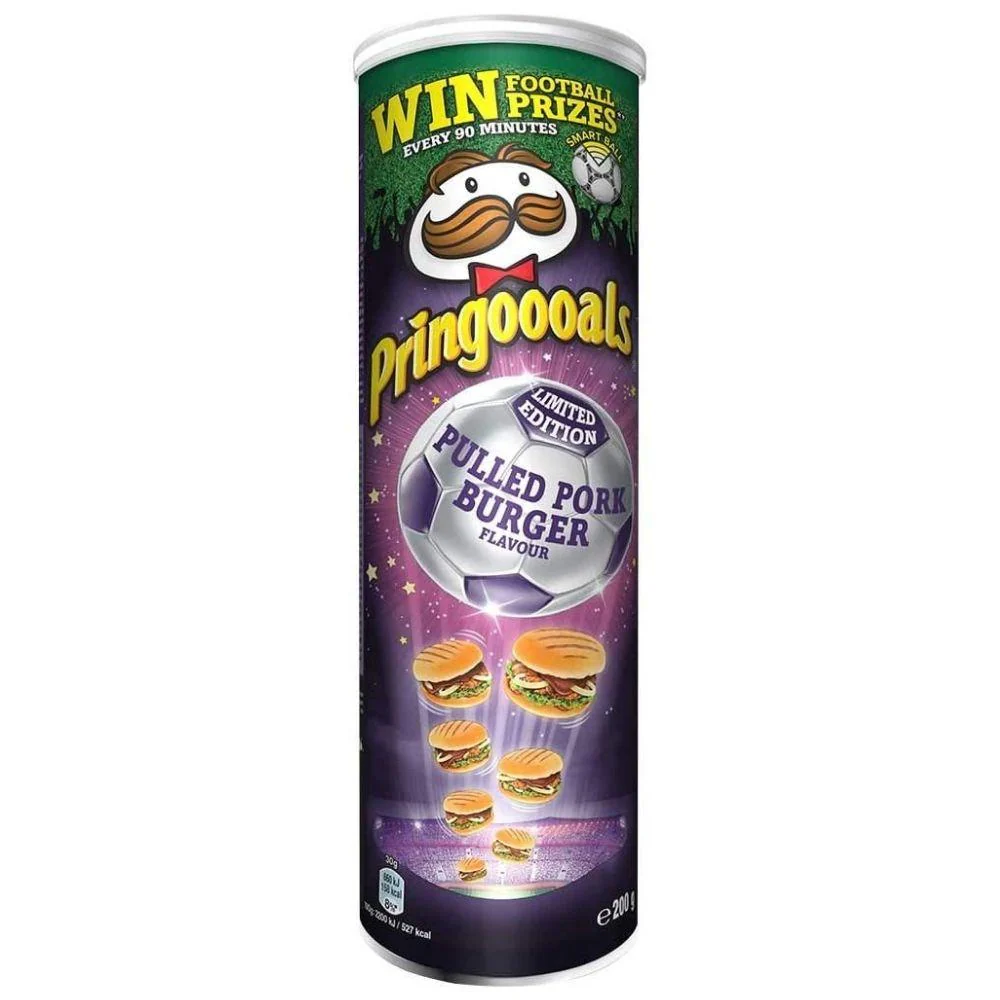 Pringles Pringoooals Pulled Pork Burger, Chips mit Schweinefleischgeschmack 200g
