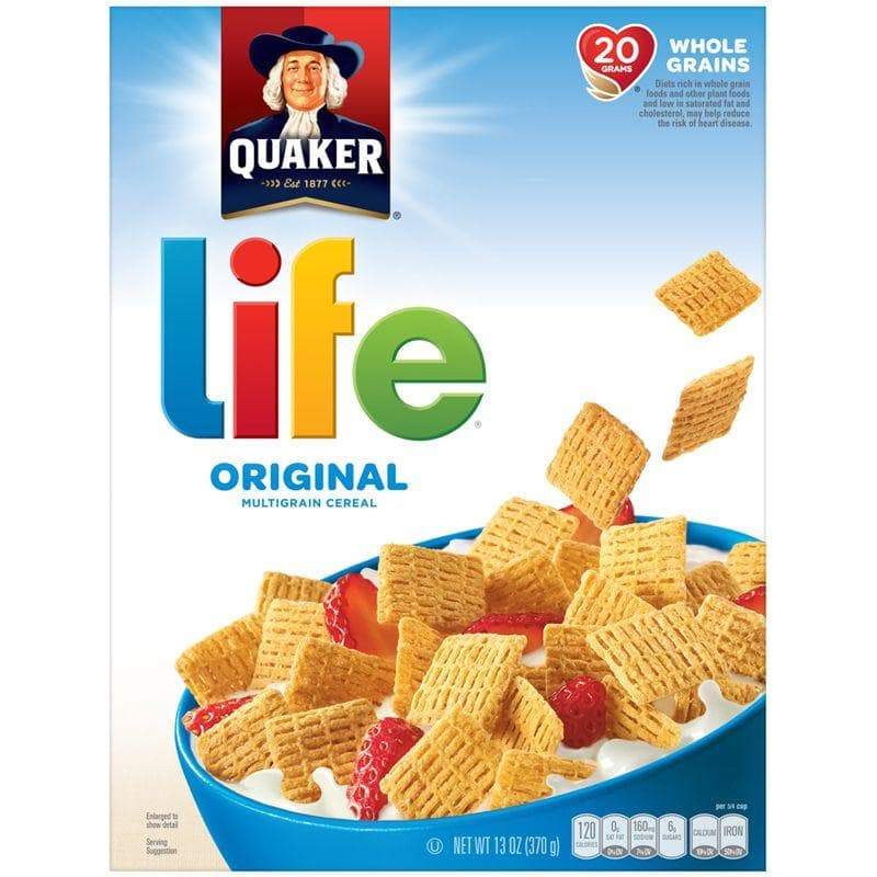 Quaker Life Original, 370g Packung Müsli