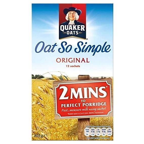 Quaker Oat So Simple Original, Haferflocken-Zubereitung 324g