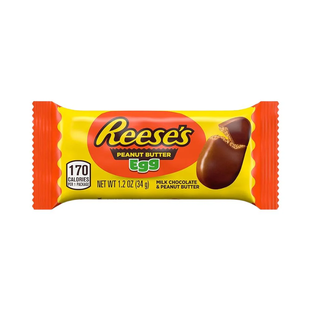 Reese's Peanut Butter Cups Egg, Osterei mit Erdnussbutterfüllung, 34g 