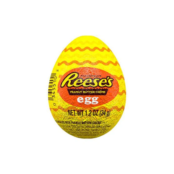 Reese's Peanut Butter Crème Egg, Schokoladenei mit Erdnussbutterfüllung, 34g