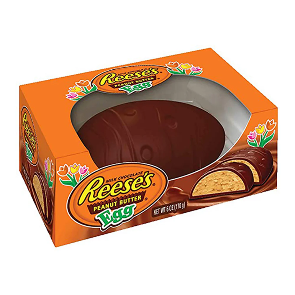 Reese's Peanut Butter Egg, Milchschokolade-Osterei gefüllt mit Erdnussbutter, 170g