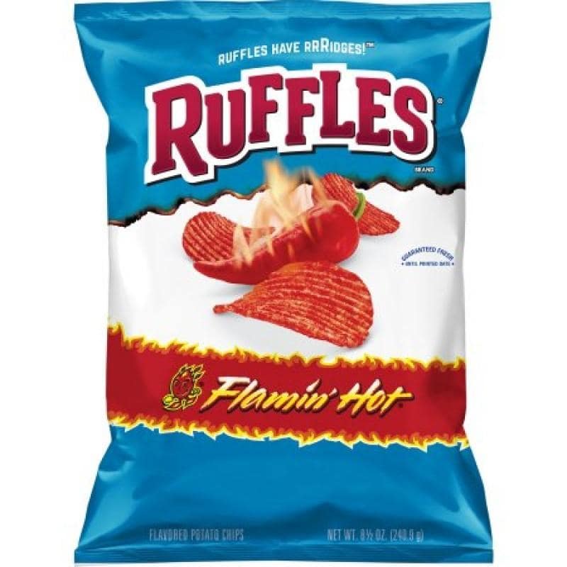 Ruffles Flamin' Hot, scharfe Chips in 184g 