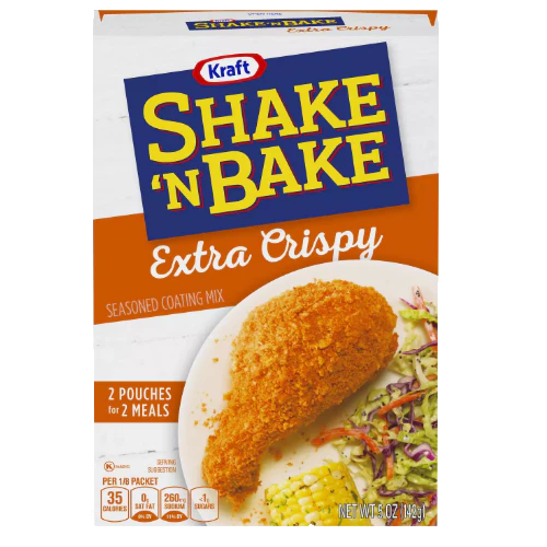 Shake'n'Bake Extra Crispy Chicken Coating, Paniermehl für Panaden 141g