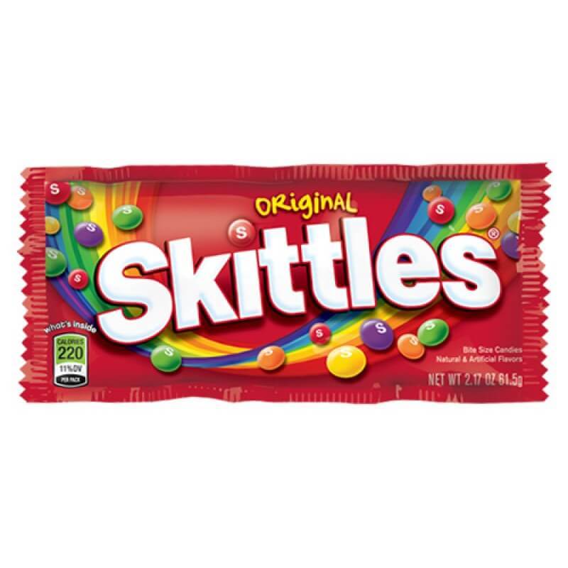 Skittles Original, Fruchtbonbons 61,5g 