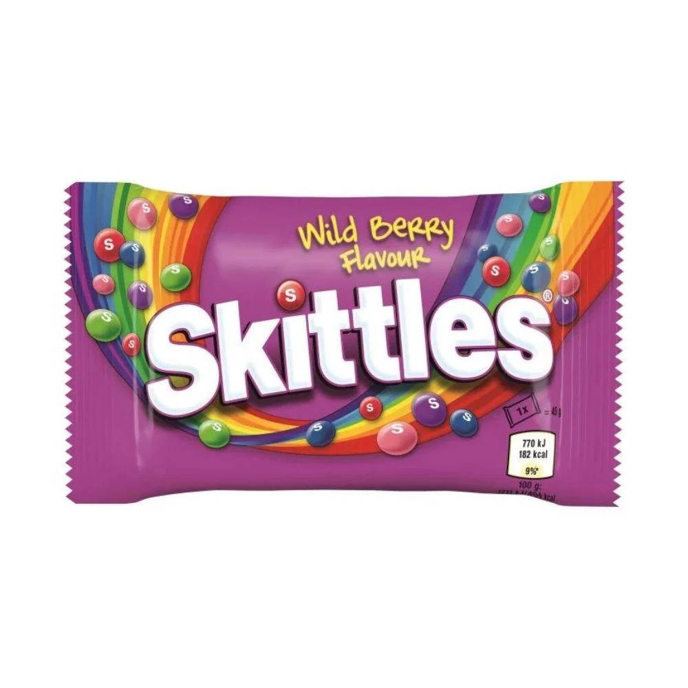 Skittles Wild Berry, Beerenbonbons 45g