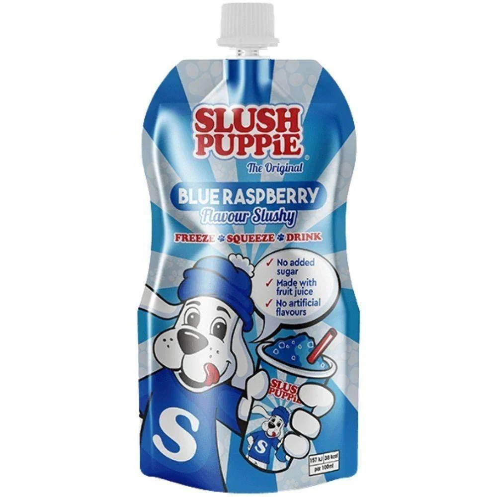 Slush Puppie Blue Raspberry Slushy, Himbeergranita von 250ml