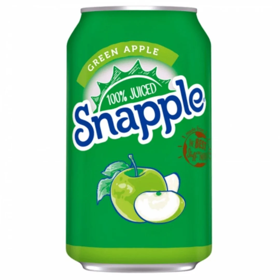 Snapple Green Apple, Getränk mit grünem Apfel, 340 ml