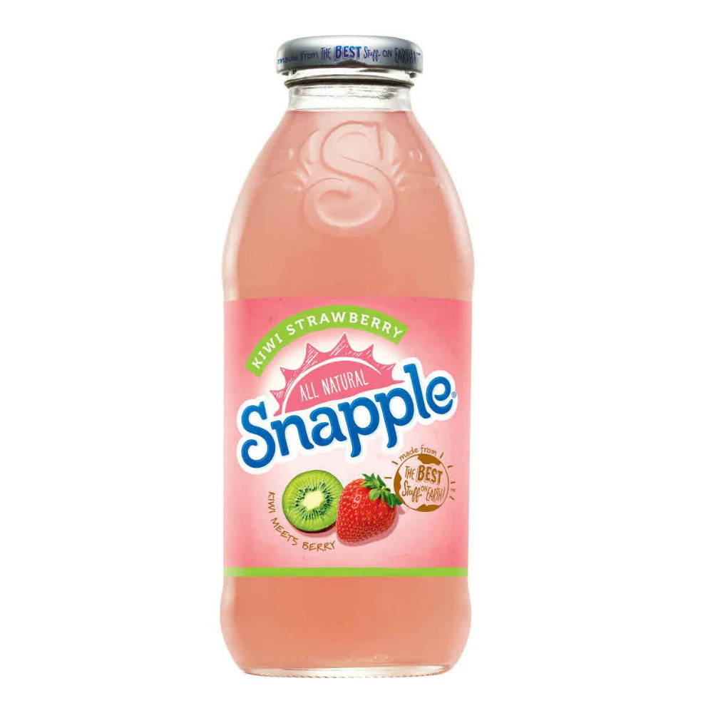 Snapple Kiwi trifft Erdbeere, Getränk mit Kiwi und Erdbeere von 473ml
