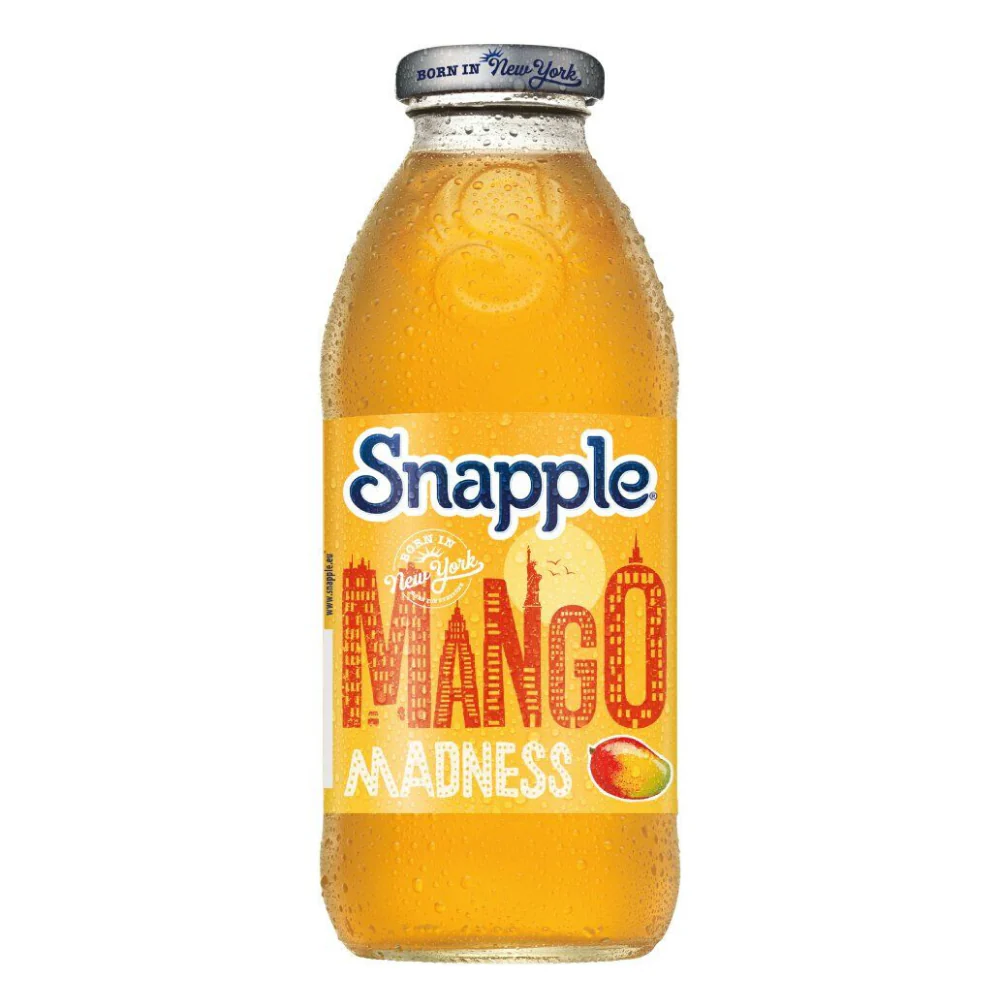 Snapple Mango Madness, Mangogetränk 473ml