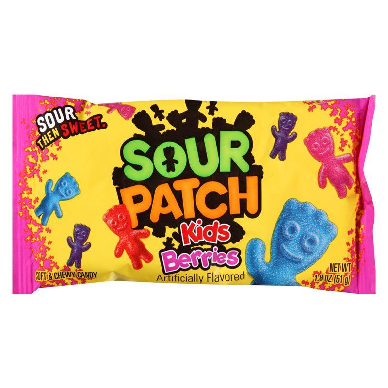 Sour Patch Kids Berries, Fruchtgummis mit Waldfruchtgeschmack 51g