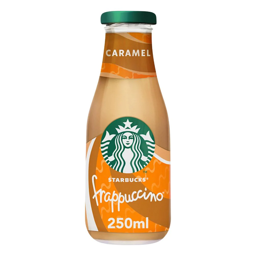 Starbucks Frappuccino Caramel, Kaffeegetränk mit Karamell 250 ml