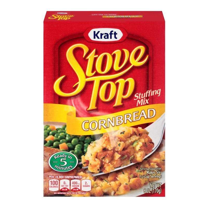 Stove Top Cornbread, zubereitet für ein fertiges Maisbrotgericht von 170g