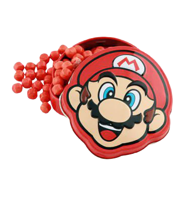 Super Mario Brick Breakin' Jawbreaker Candies, Super Mario Kopf mit 17g Bonbons