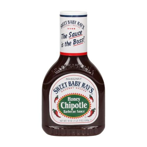 Sweet Baby Ray's Chipotle Barbecue Sauce, würzige Barbecue-Sauce mit Honiggeschmack, 510g 