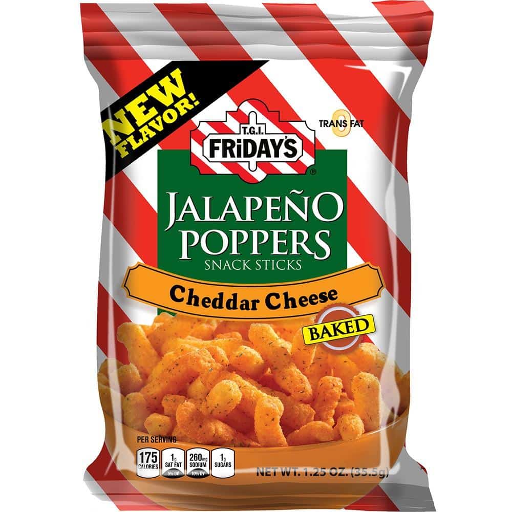 TGI Fridays Jalapeño Cheddar Cheese, Jalapeño- und Cheddar-Chips von 113,4G