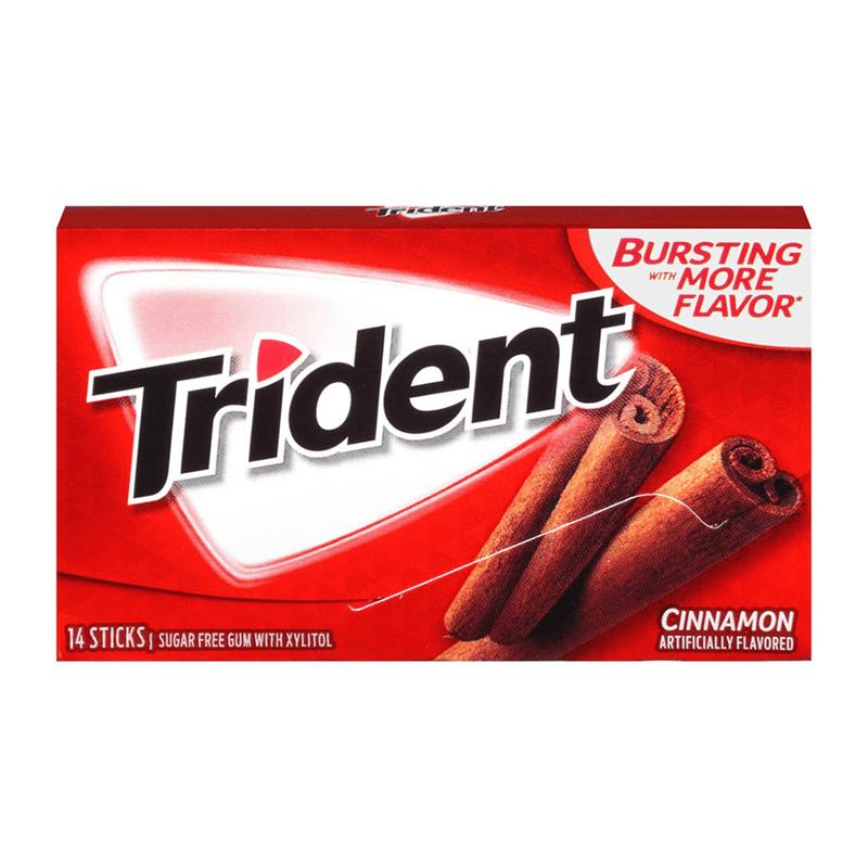 Trident Cinnamon, Kaugummi mit Zimtgeschmack, 14 Stück