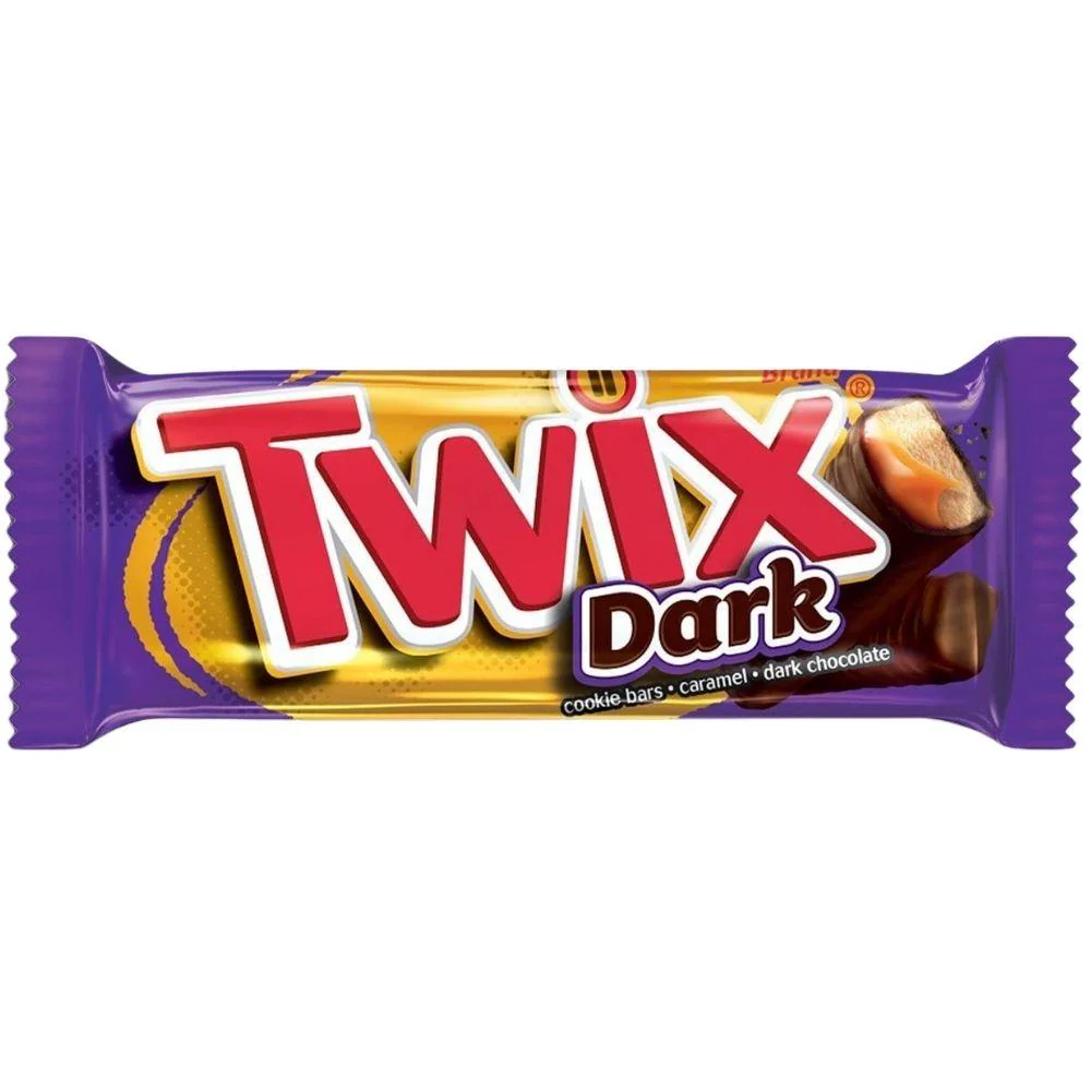Twix Dark, Schokoriegel mit Zartbitterschokolade 50,7g