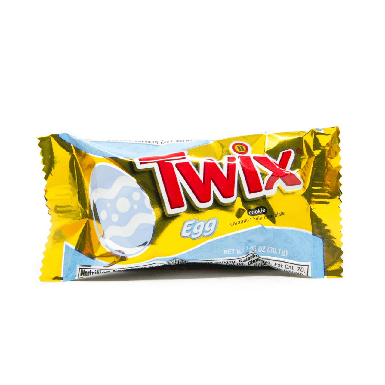 Twix Ei, Ostereier aus Milchschokolade mit 30,1g