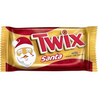 Twix Santa, Mini-Milchschokoladenriegel in Form eines Weihnachtsmanns mit 30,1 g
