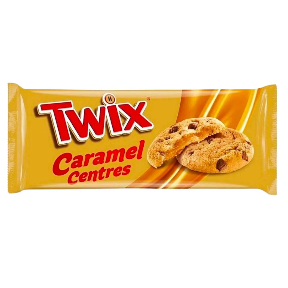 Twix Soft Centres Biscuit, Packung mit Twix-Keksen mit weichem Kern von 144g