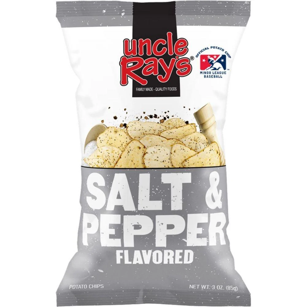 Uncle Ray's Salt and Pepper Flavored, Salz- und Pfefferchips 120g