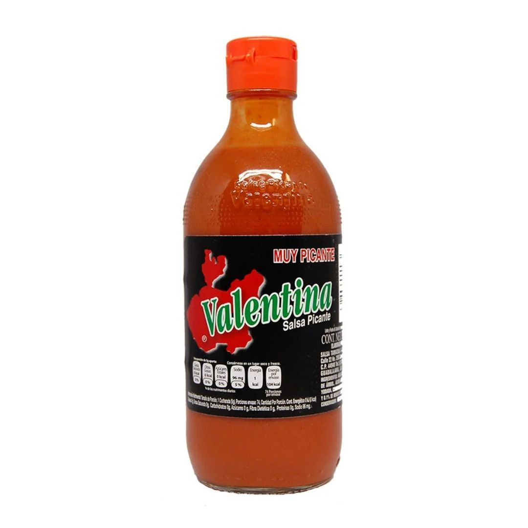 Valentina Salsa Picante Mexican Extra Hot Sauce, mexikanische extra scharfe Sauce in 370 ml