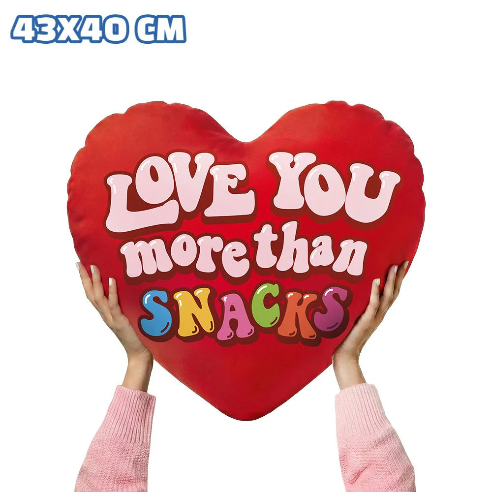 Valentine's Heart XL, herzförmiges Kissen mit 30 snack süßen und herzhaften Überraschungen - Image 3