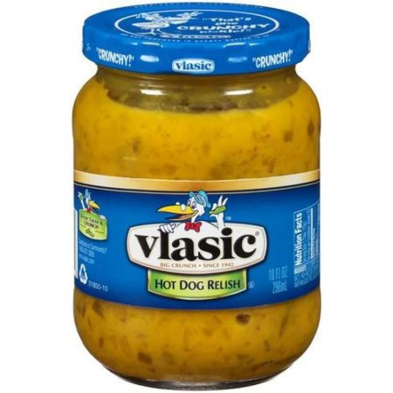 Vlasic Hot Dog Relish, Gurkengewürz für Hot Dogs, 296 ml