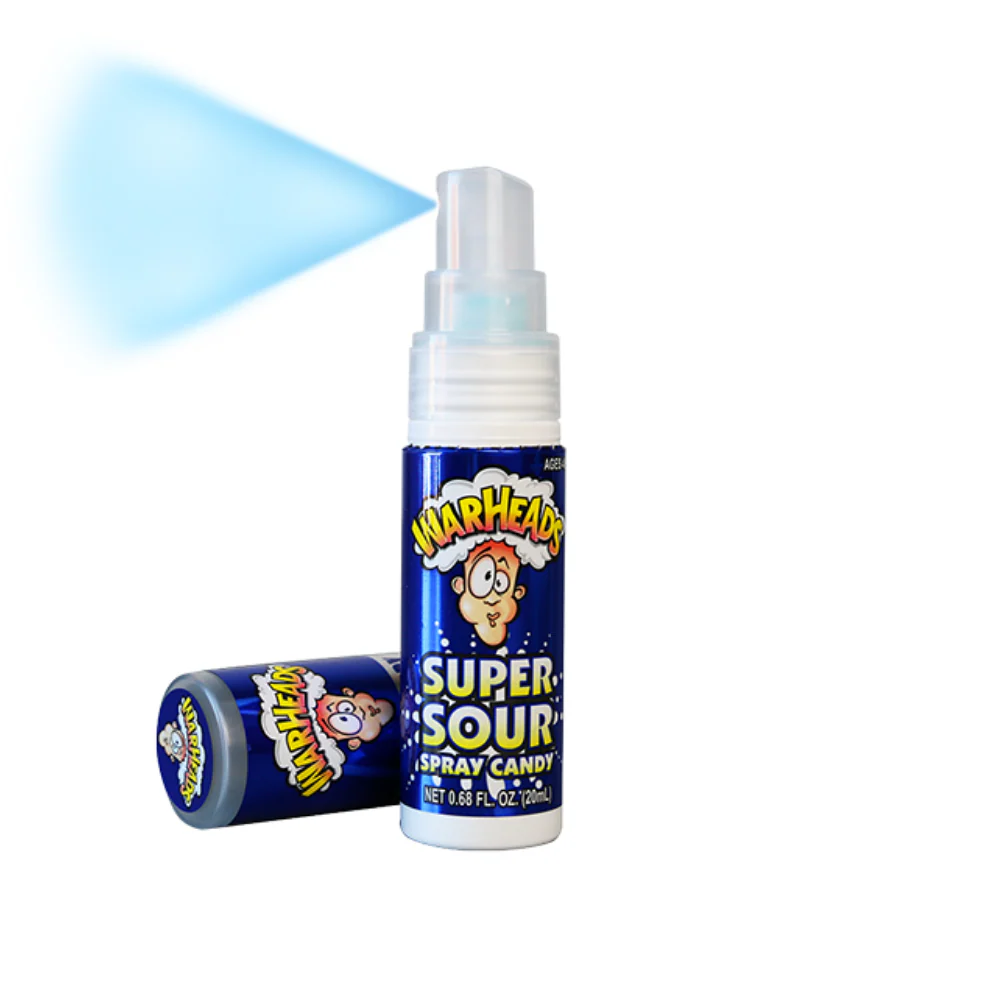 Warheads Super Sour Spray Candy, Fruchtspray-Bonbon mit 20 ml