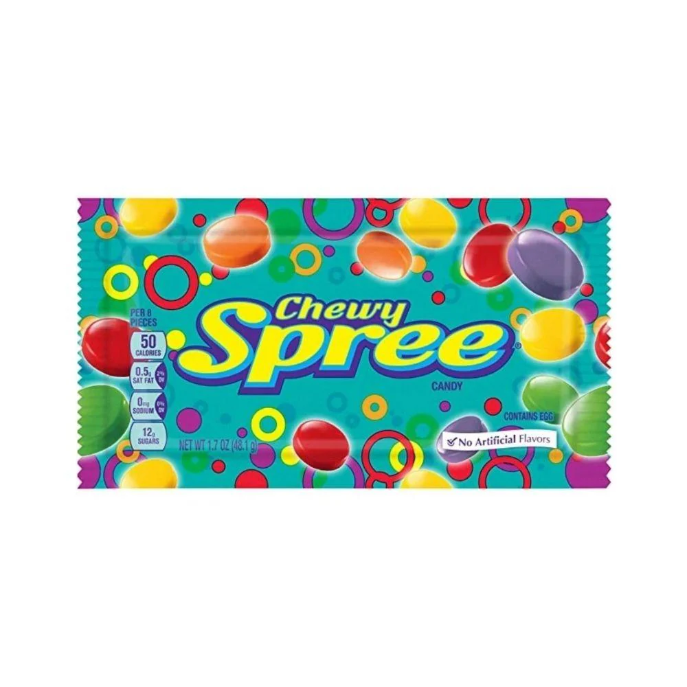 Wonka Chewy Spree, Fruchtbonbons 48,1g