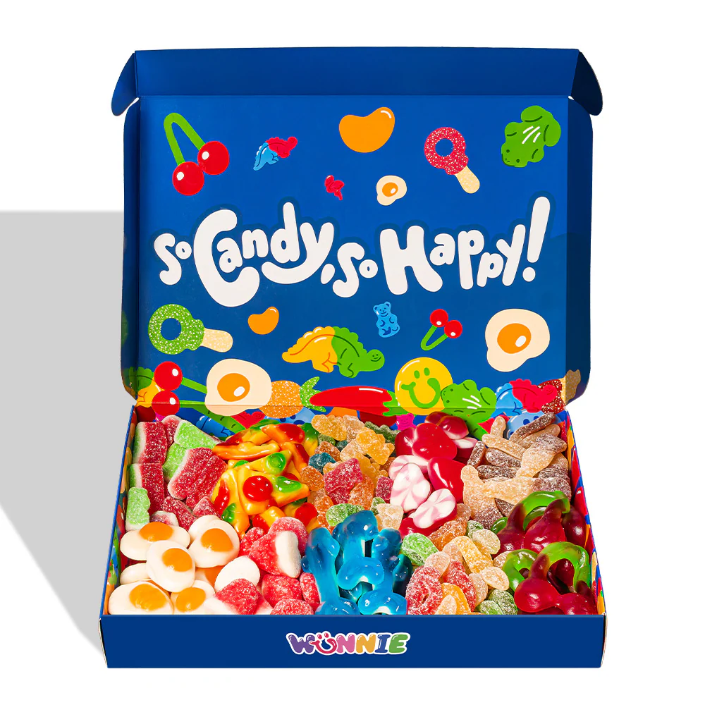 Wunnie box „Be Mine“, das Candy box, das du mit den Lieblingsgummibärchen deiner besseren Hälfte zusammenstellen kannst - Image 7